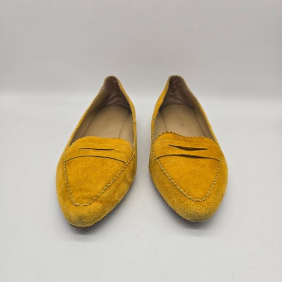 Talbots Francesca Keeper Driving Loafers Flats Leather Upper 6M Rustic Gold - Picture 2 of 6